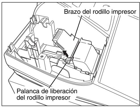 SHARP XE-A203 - Extracción del rollo de papel - 1
