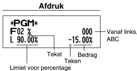 SHARP XE-A203 - Beëindig het programmeren - 2