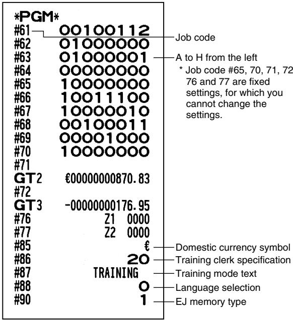 SHARP XE-A203 - Programming report 1 - 3