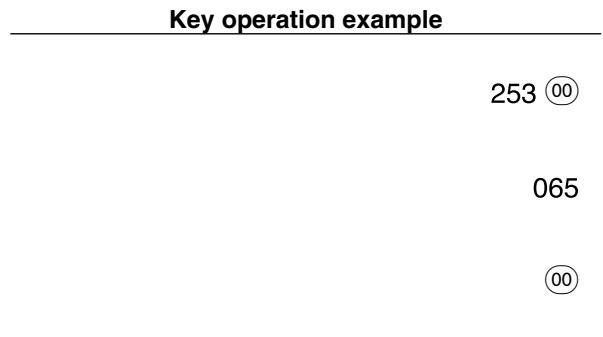 SHARP XE-A203 - - Entering character codes with numeric keys on the keyboard - 1