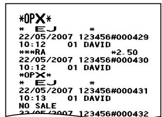 SHARP XE-A203 - Hinweis - 1