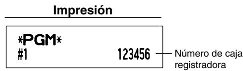 SHARP XE-A203 - Programación de número de caja registrar y de número consecutivo - 3