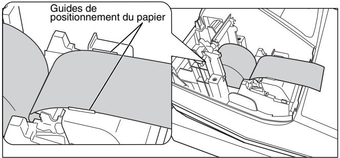 SHARP XE-A203 - Installation du rouleau de papier - 1