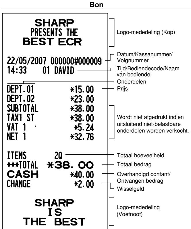 SHARP XE-A203 - Voltooien van de transactie - 2