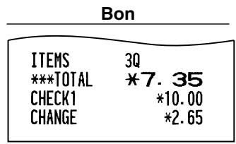 SHARP XE-A203 - Contante betaling of cheque - 4