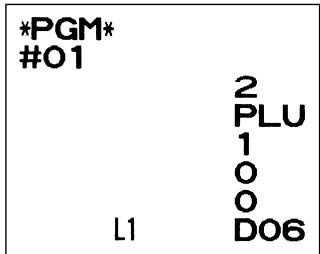 SHARP XE-A203 - Programming report 1 - 4