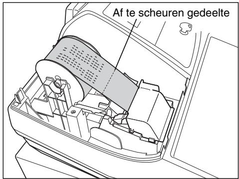 SHARP XE-A203 - Verwijderen van de papierrol - 2