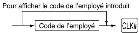 SHARP XE-A203 - Affectation d'un employé - 1