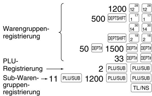 SHARP XE-A203 - Wiederholungsregistrierung - 1