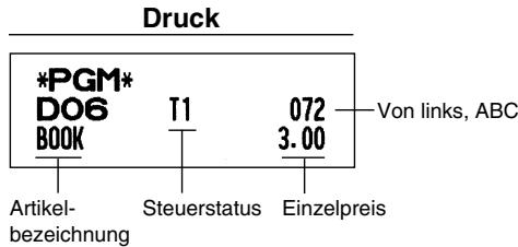 SHARP XE-A203 - Beenden der Programmierung - 1