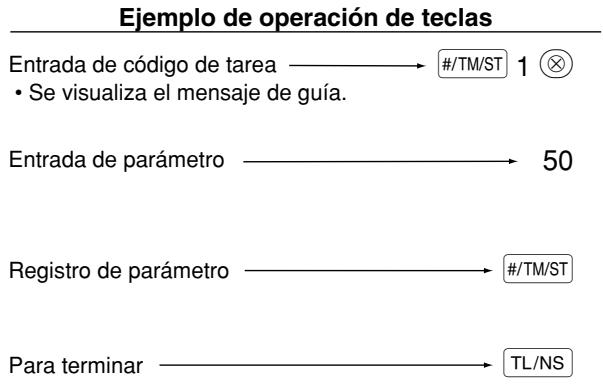SHARP XE-A203 - Ejemplo 1: Para la programación del tipo de registers de teclas - 3