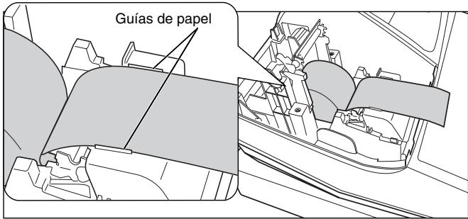 SHARP XE-A203 - Instalación del rollo de papel - 1