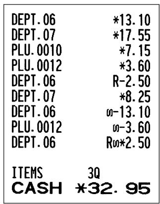 SHARP XE-A203 - Corrección del registraronga alultimate o anterior (cancelacion indirecta) - 3