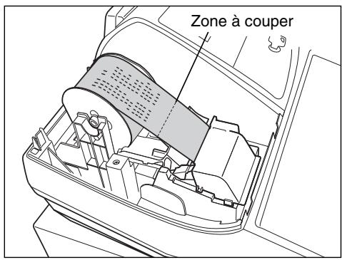 SHARP XE-A203 - ■ Enlèvement du rouleau de papier - 2