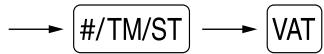 SHARP XE-A203 - Manuelles Aufschlagssteuersystem 1-4 (Manuelle Eingabemethode mit programmierten Prozentsätzen) - 1