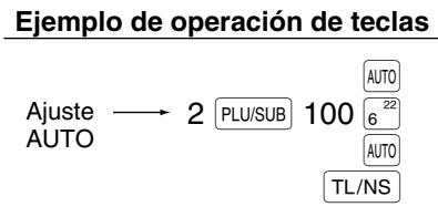 SHARP XE-A203 - ■ Programación de la tecla AUTO — Tecla de secuencia automatística - 3