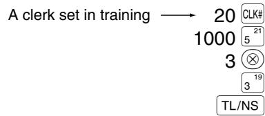 SHARP XE-A203 - TRAINING MODE - 1