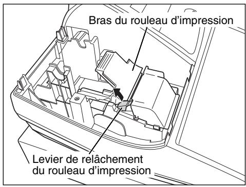 SHARP XE-A203 - ■ Enlèvement du rouleau de papier - 1