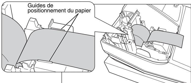 SHARP XE-A203 - Installation d'un rouleau de papier - 3