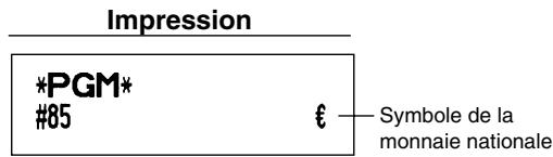 SHARP XE-A203 - Exemple de manipulation des touches - 2