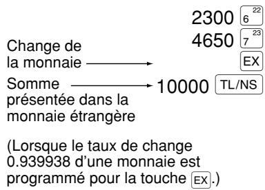 SHARP XE-A203 - Exemple de manipulation des touches - 1