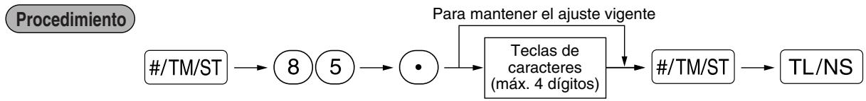 SHARP XE-A203 - Símbolo de moneda nacional (4digitos) - 1