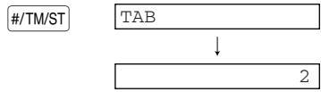SHARP XE-A203 - Programación del registrar de tasa preajustada (Pulse #/TM/ST para saltar. / Pulse TL/NS para terminator.) - 1