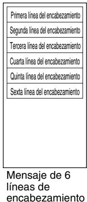 SHARP XE-A203 - Fürmato de impresión de mensaje del membréte (3 típos) - 2