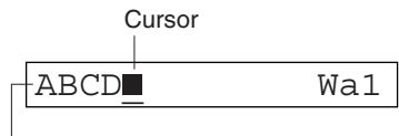 SHARP XE-A203 - Operator display (Example) - 1