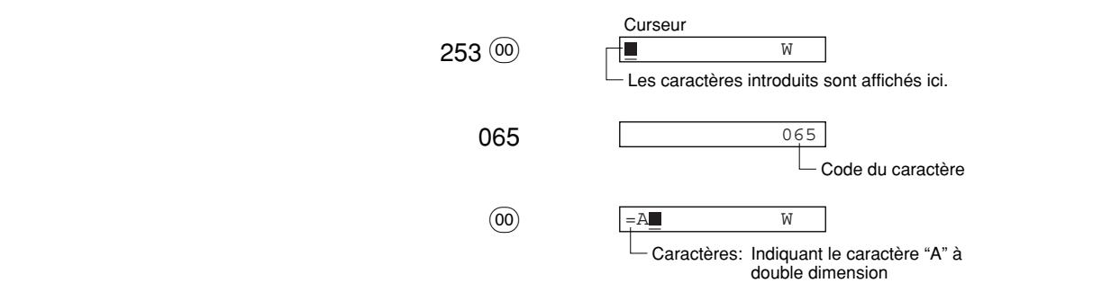 SHARP XE-A203 - Exemple de manipulation des touches - 1