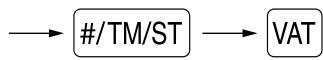 SHARP XE-A203 - Manuelles MWSt-System 1-4 (Manuelle Eingabemethode mit programmierten Prozentsätzen) - 1