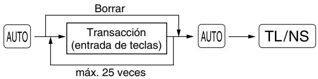SHARP XE-A203 - ■ Programación de la tecla AUTO — Tecla de secuencia automatística - 2