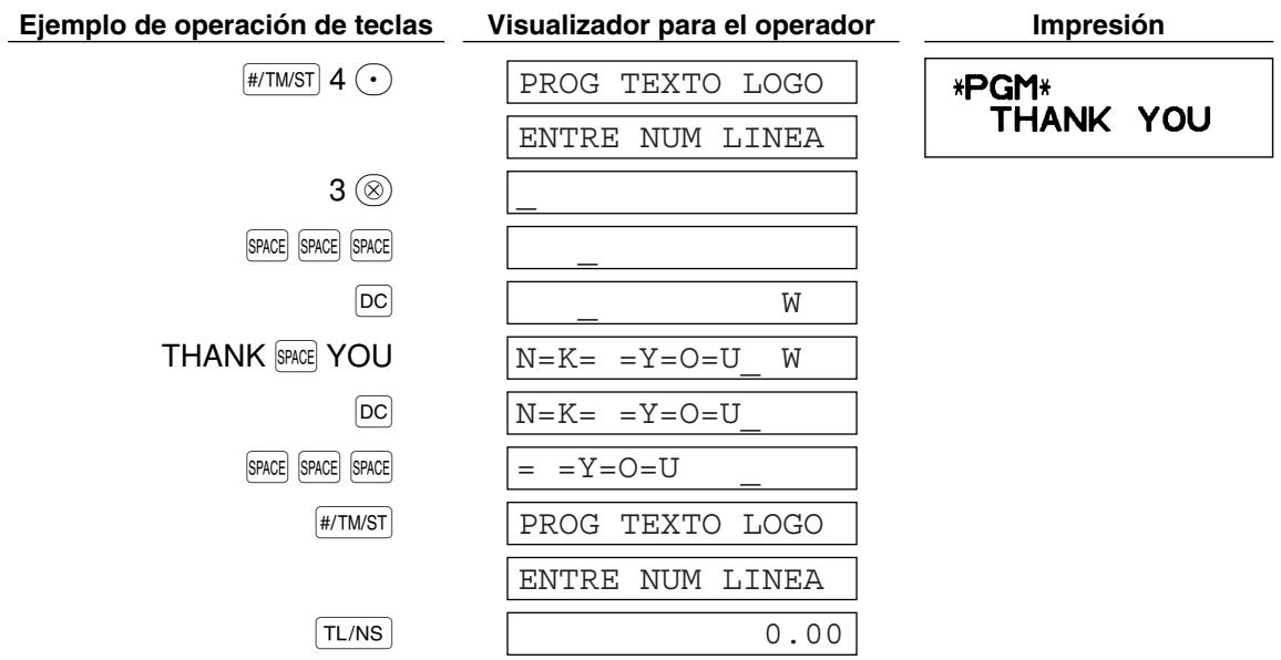 SHARP XE-A203 - Fürmato de impresión de mensaje del membréte (3 típos) - 4