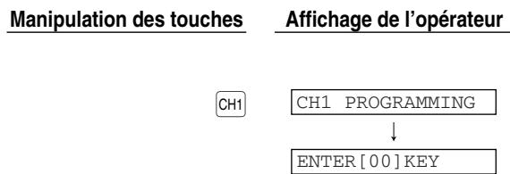 SHARP XE-A203 - ■ Programmation pour RA, RCPT/PO, CH1, CH2, CR1 et CR2 - 1