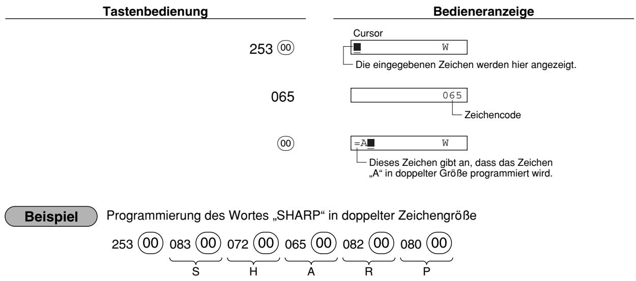 SHARP XE-A203 - ■ Eingabe von Zeichencodes mit den Zifferntasten der Tastatur - 1