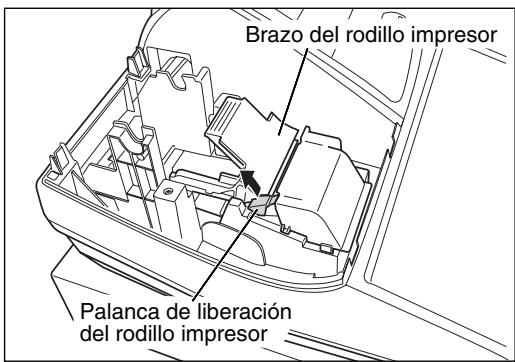 SHARP XE-A203 - Instalación de un rollo de papel - 1