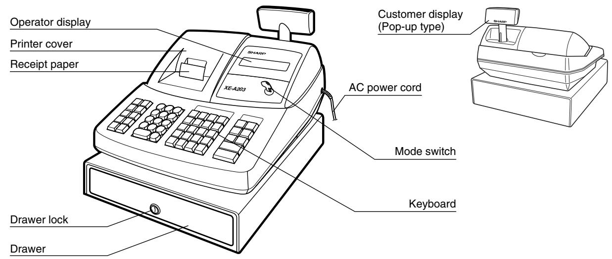 SHARP XE-A203 - External View - 1