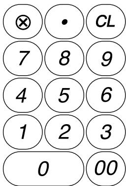 SHARP XE-A203 - Tastaturanordnung - 2