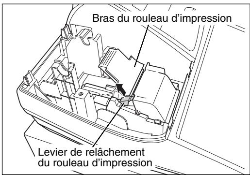 SHARP XE-A203 - Installation d'un rouleau de papier - 1