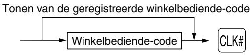 SHARP XE-A203 - Invoeren van winkelbediende-code - 1