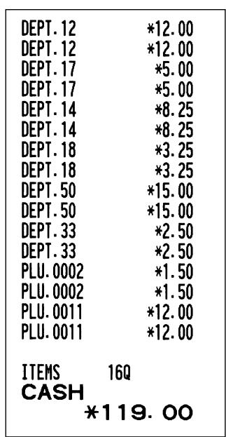 SHARP XE-A203 - Repeat entries - 2