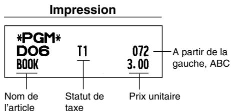 SHARP XE-A203 - Achèvement de la programmation - 2