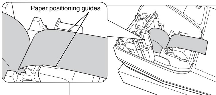 SHARP XE-A203 - Installing a Paper Roll - 3