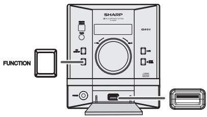 SHARP XL-DAB10NH/DAB20NH - Procedure de lecture de disques mp3/wma - 3