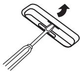 SHARP XL-DAB10NH/DAB20NH - Pour retirer l'adaptateur ipod - 1