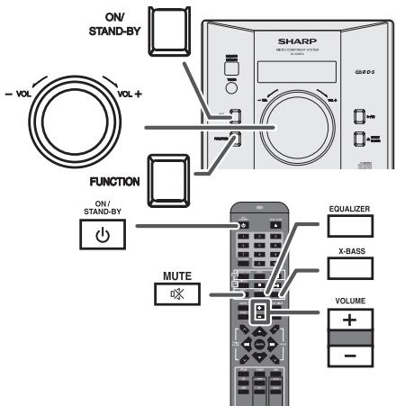 SHARP XL-DAB10NH/DAB20NH - Essai de la télécommande - 2