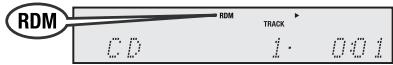 SHARP XL-HF301PH - To cancel random play: - 1
