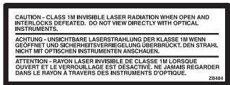 SHARP XL-HF301PH - Advarsel: - 1