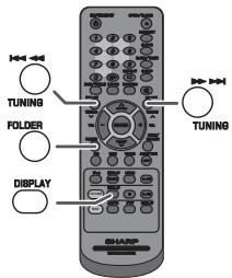 SHARP XL-HF301PH - About folder playback order - 2