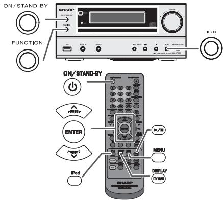 SHARP XL-HF301PH - iPod or iPhone playback (Dock) - 1
